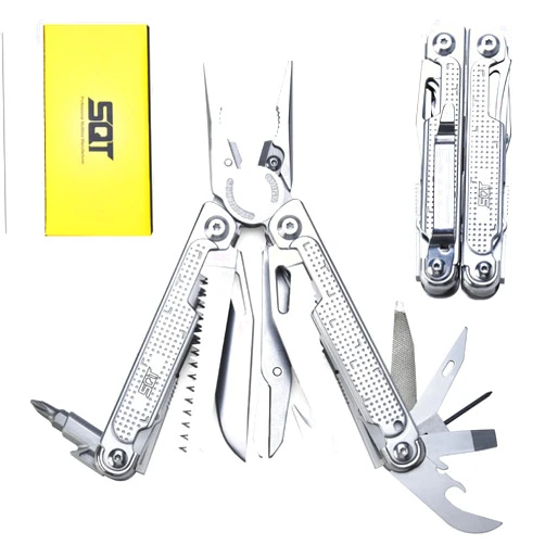 SQT2048 20-in-1 Multitool, Gifts for Men, Foldable & Self-Locking, Professional Multitool for DIY, Outdoor Camping, and Home Repairs...