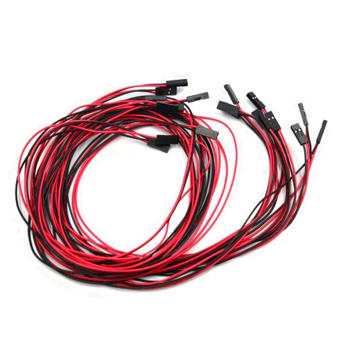 Mayata 70cm 2 Pin Female to Female for Jumper Wire for Dupont Cable for 3D Printer (20pcs)