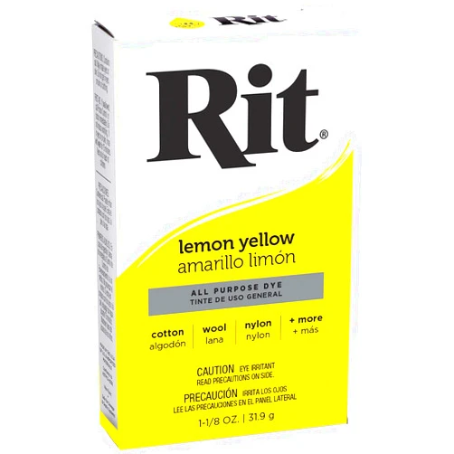 Rit All Purpose Powder Dye, Lemon Yellow