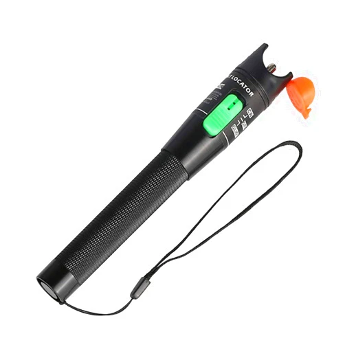 AUA Visual Fault Locator 30mW 30Km Red Light Pen Tester with 2.5mm Universal Connector for Fiber Network Cable Test FC/SC/ST Adapter