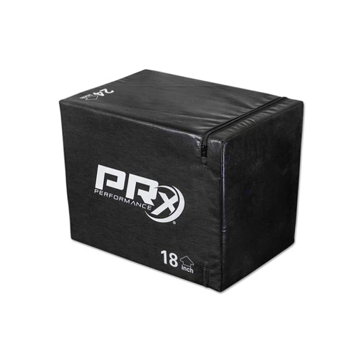 PRx Performance 3-in-1 Plyo Boxes, Plyometric Jump Training and Conditioning Box for All Athletes Soft Foam 16