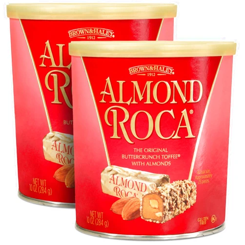Almond Roca Buttercrunch Toffee with Chocolate and Almonds (Pack of 2),1.87 pounds