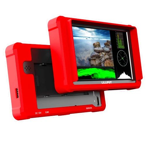 COMITAR LILLIPUT On-Camera Monitor FS5 5.4 inch 60HZ 4K HDMI 2.0 3G 3D-LUT Waveform SDI Video Assist 1920x1200 Full HD with Silicone Case