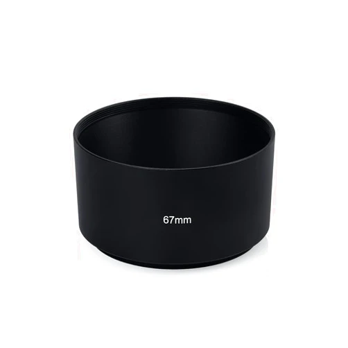 DS. DISTINCTIVE STYLE Screw in Metal Lens Hood for Mirror Tele Reflex Camera Lens (38mm x 67mm)