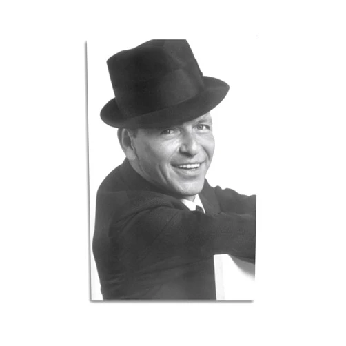 Generic Frank Sinatra Posters Photography Pictures Vintage Prints Celebrity Culture Artwork Picture Walls For Room Living Room Porch Decoration12x18inch(30x45cm) Unframe-style