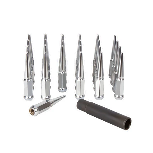 Glorider M14x1.5 Spike Lug Nuts Chevy Silverado 6 Lug, 24pcs 4.4
