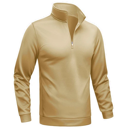 TACVASEN Men's Quarter Zip Pullover Sweatshirts Lightweight Fleece Lined Thermal Sweatshirts 1/4 Zip Golf Sweaters