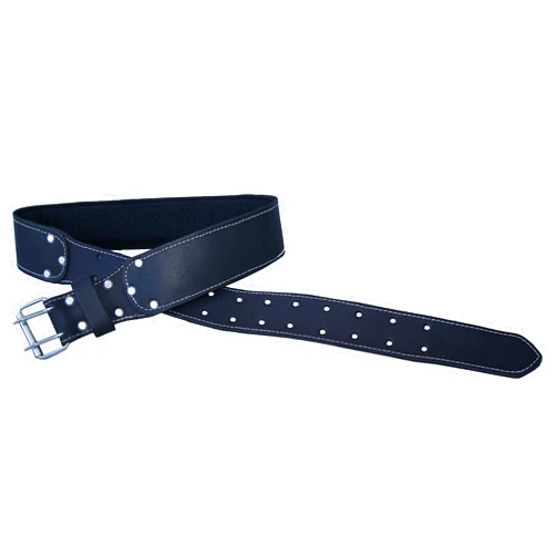 ZAKCO 2½ inch Wide Full Grain Leather Work Belt, Leather Tool Belt Multiple Use Leather Belt 30 to 50