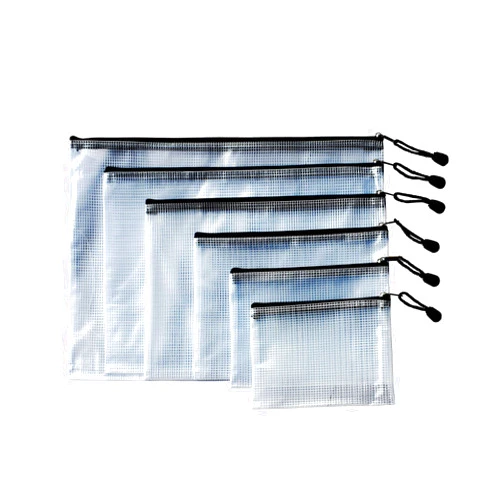Oxe 6 Pieces Travel Pouch,Document Pouch,Document Bag,File Bags (Black)