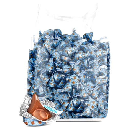 Taboom Hershey Milklicious Kisses Chocolate Filled Creme - 2 Pound Milk Chocolate Creamy Filling Candy For Parties, Candy Buffets, Snacks & Treats - Approx. 200 Count