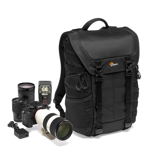 Lowepro ProTactic BP 300 AW II Mirrorless and DSLR Backpack - with QuickShelf Divider System - Camera Gear to Personal belongings - for Mirrorless Like Sony Apha9 - LP37265-PWW