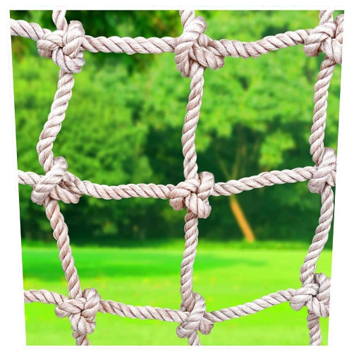 ZpLuZ Playground Net Climbing Net, Rope Ladder Safety Nets, Cargo Rope, Indoor Outdoor Climbing Rope Net for Treehouse Protection, Wall Balcony Protection(Size:3 * 5m(10 * 16.4ft))