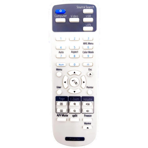 Kindsion Replacement Projector Remote Control for Epson 2155721, 2173589, 2181788, BrightLink 675Wi/ 675Wi+/ 680Wi, Home Cinema 1060, PowerLite 107/108/ 109W/ 1266, Pro EX9210/ EX9220, VS250, VS350