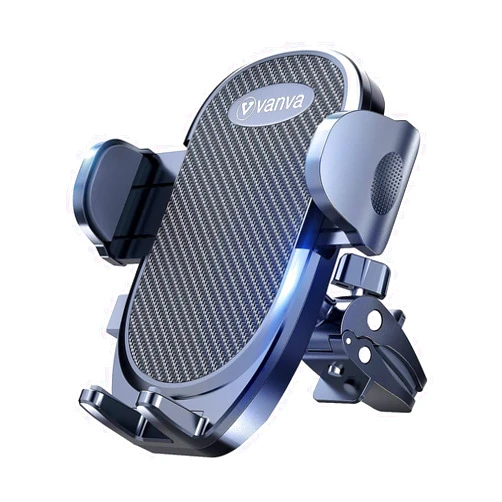 vanva Universal Air Vent Car Mount, [ Big Phones & Thick Case Friendly ] Cell Phone Holder for Car Hands Free Clamp Cradle Vehicle fit for All Apple (B1)