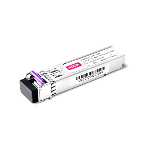 XJCIX 1.25G/1000Base-BIDI SFP Optical Transceiver SMF T1490nm/R1310nm 20KM Optical Module DDM LC Simplex Connector for Cisco GLC-BX-D
