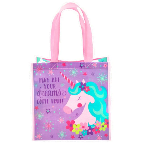Stephen Joseph unisex child Stephen Joseph Gifts Medium Recycled Gift Bag, UNICORN, Medium US
