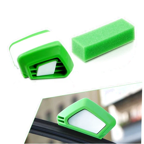 Tesnaao Pack-1 Car Windshield Wiper Repairer, Wiper DIY Smart Quickly Repair Tool with Cleaning Sponge, Car Wiper Blade Cutter Regroover, Universal Maintenance Accessories for Cars (Green & White)