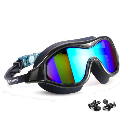 Seago Swim Goggles No Leaking Anti-Fog Pool Goggles Swimming Goggles for Adult Men Women Youth, UV Protection 180° Clear Vision