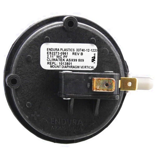 ClimaTek Air Pressure Switch Replaces ICP Heil Tempstar Part # 1013801 2.11