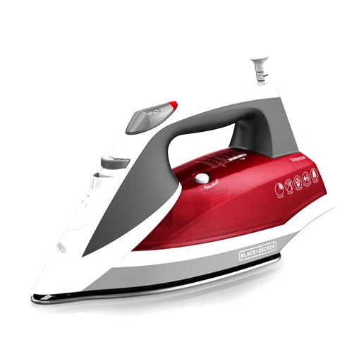 Black+Decker IR2050 Textile Iron, Standard, Red
