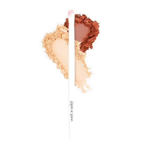 wet n wild Eye Crease Brush,Flawless Tapered Blending, Soft Synthetic Fibers, Ergonomic Handle for Comfortable Precision Control, Cruelty-Free & Vegan
