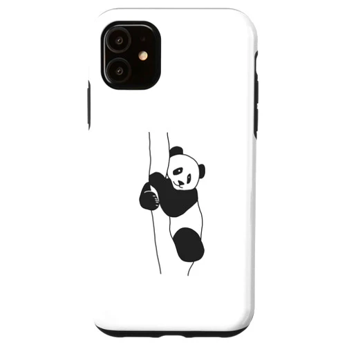 Bären Pandas, Waschbär Geschenke, lustige Sprüche iPhone 11 Panda Bear Baby Sitting On A Tree For Men Women Children Case