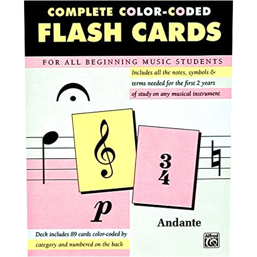 Alfred Music Complete Color Coded Flash Cards for All Beginning Music Students by Unknown(1968-03-04)