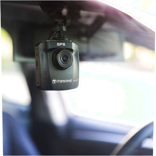Transcend 64GB DrivePro 250 1440P 2K QHD 60fps Dashcam with GPS, WiFi and Suction Mount TS-DP250A-64G