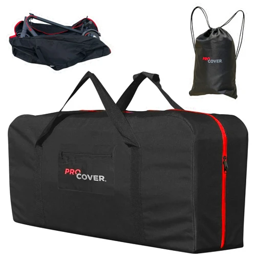 ProCover Premium transport bag for electric scooter, with backpack included. Compatible with all brands. Ideal to transport or store your scooter. Robust, universal and waterproof bag. Procover