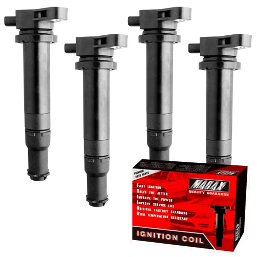 MACAX Set of 4 Ignition Coils UF499 C1543 Compatible with Hyundai Kia Dodge 2006 2007 2008 2009 2010 2011 Accent Rio Rio5 Attitude - L4 1.6L