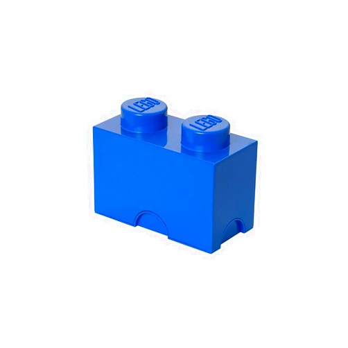 LEGO Room Copenhagen 2 Lego Brick Box, Bright Blue, Model: 40020631