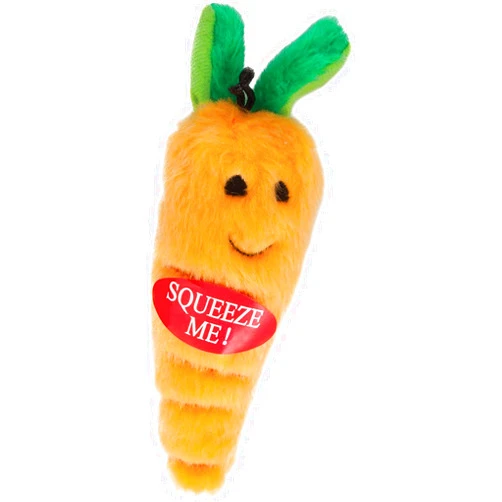 Booda Soft Bite Carrot Dog Toy Medium - 9