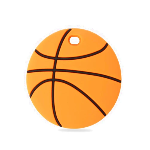 Cuebo Baby Sport Teething Toys,BPA Free Food Grade Silicone Teether,Highly Effective Pain Relief for Boy and Girl,Freezer Safe Teething Egg (Basketball)