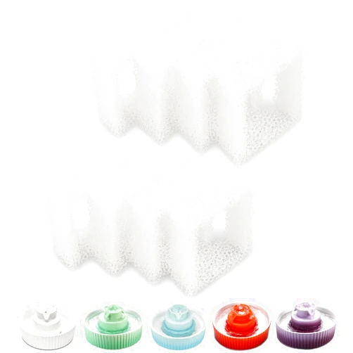 Wonder Creature Cat Water Fountain Filter, 8-pack Replacement Pre-Filter Sponges for Aurora, Cupcake, and 360° Stainless Steel Pet Fountain, Ceramic Dog Water Dispenser Filters