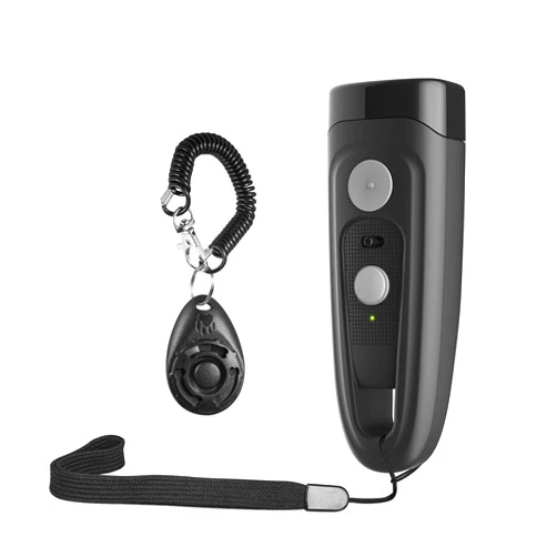 TOKEGO Dog Barking Control Devices,Rechargeable ultrasonic Dog bark Deterrent, 16.5ft Range Anti Barking Device with Dual LED Flashlight,with Dog Clicker