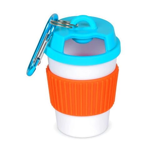 Brightkins Let's Go Coffee Cup Treat Holder - Treat Dispenser for Dogs, Dog Travel Accessories