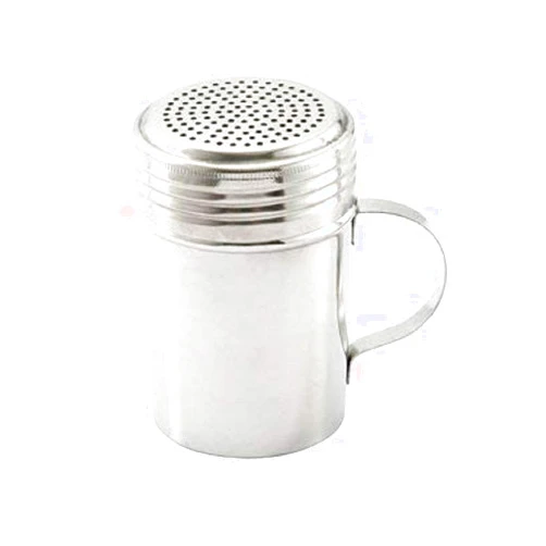 Culinary Depot Stainless Steel Dredge Shaker with Handle, Set of 2 – 10 oz.