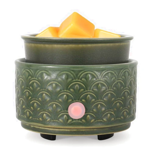 kobodon Ceramic Wax Melt Warmer - 3-in-1Electric Wax Warmer-Fragrance Candle Burner for Scented Wax Tarts and Essential Oils - Wax Melts as Gifts for Moms Grandma Women Girls（Green）…