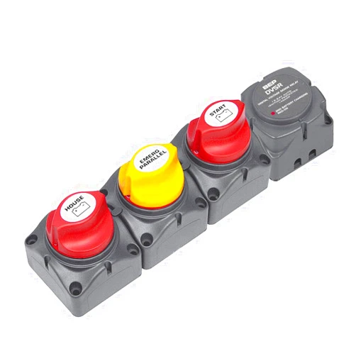 BEP 716-H-140A-DVSR Horizontal Distribution Cluster for Single Engine with Two Battery Banks
