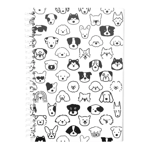 KPOONI Reusable Sticker Book Collecting Album Sticker Storage Book for Adults 37 Sheets Release Paper Sticker Collection Book A5 Size Cute Dog Theme Sticker Keeper Holder Saver (Dog-3)