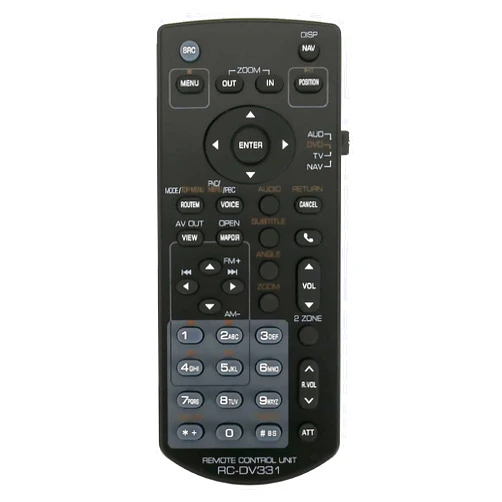ROLLGAN RC-DV331 Replace Remote Control Compatible with Kenwood Receivers DDX6905S DDX6705S DMX7705S DNX874S DDX8905S DNX994S