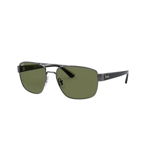 Ray-Ban Rb3663 Metal Rectangular Sunglasses