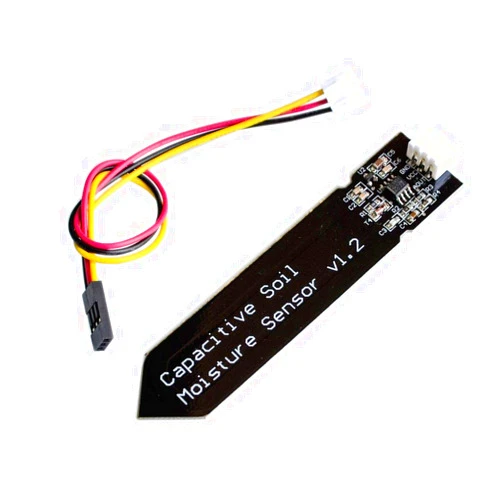ProIcWorld 5PCS/LOT Capacitive Analog Soil Moisture Sensor 3.3~5.5V Corrosion Resistant with Gravity 3-Pin Interface for Arduino Raspberry