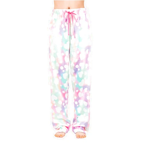 Century Star Women's Plush Fuzzy Pajama Pants Warm Cozy Pj Bottoms Drawstring Lounge Pants Fleece Sweatpants Fluffy Sleepwear