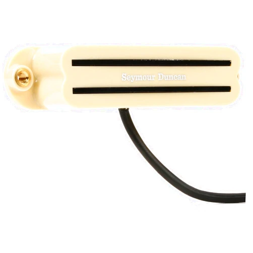 Seymour Duncan SHR-1b Hot Rails Bridge Strat Single Coil Sized Humbucker Pickup - Cream