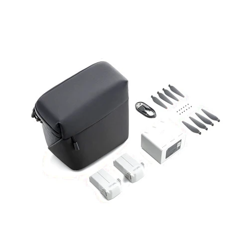 DJI Mini 3 Pro Fly More Kit, Includes Two Intelligent Flight Batteries, a Two-Way Charging Hub, Data Cable, Shoulder Bag, Spare propellers, and Screws ,Black