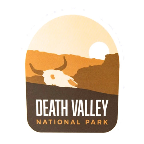 SimpTronic Tech Vagabond Heart Death Valley National Park Sticker - Weatherproof Vinyl Souvenir Decal