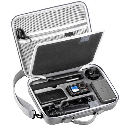 Tomat Action 5 pro Carry Case, Portable Carrying Travel Bag for DJI Osmo Action 5 pro/4/3 Adventure Combo Accessories For DJI MIC 2 /Multifunctional Charging Handle
