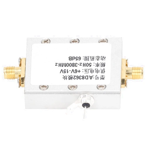 Aqxreight RF Power Meter Logarithmic Frequency Detector ?75dBm to 16dBm Ad8362 for Detection Ad8362 Offers Convenient Measurement The Voltage is Mode Input with Output of per