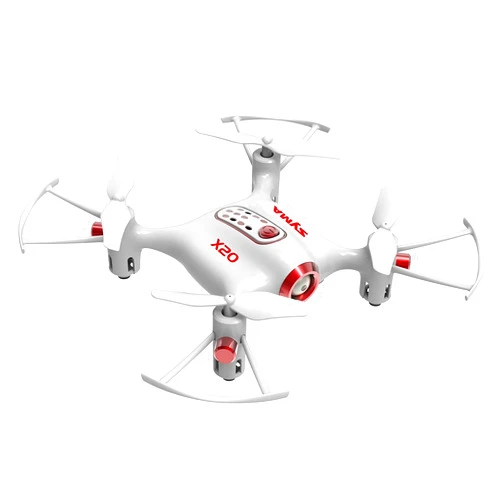 Cheerwing Syma X20 Mini Drone for Kids and Beginners RC Nano Quadcopter with Auto Hovering 3D Flip(White)